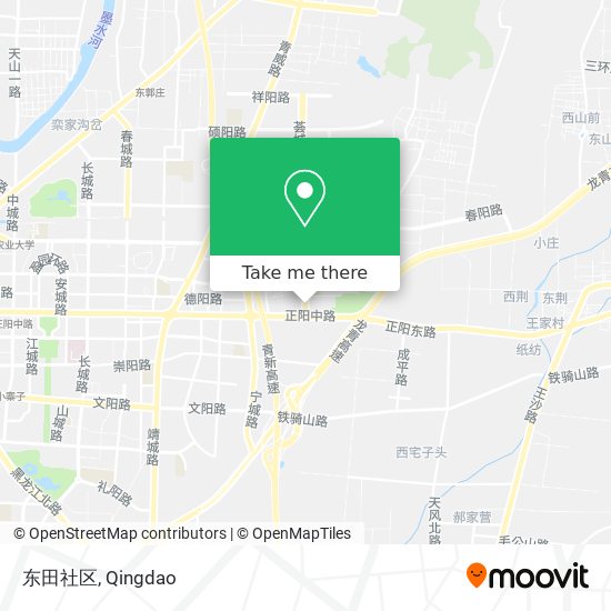 东田社区 map
