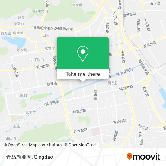 青岛就业网 map