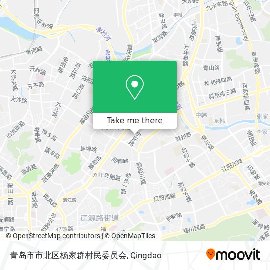 青岛市市北区杨家群村民委员会 map