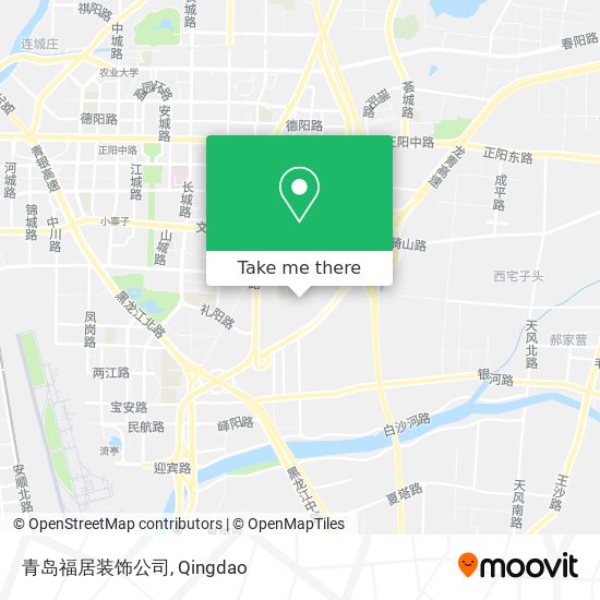 青岛福居装饰公司 map