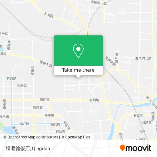 福顺德饭店 map