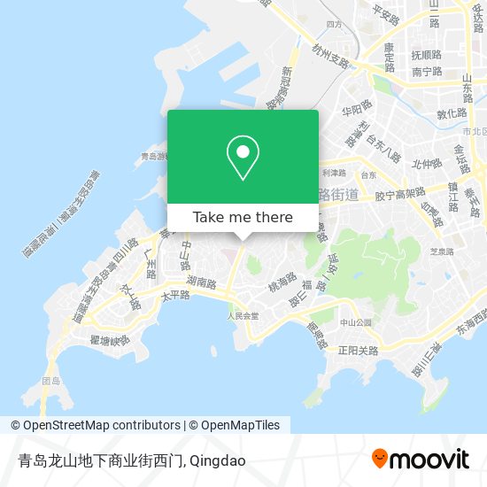 青岛龙山地下商业街西门 map