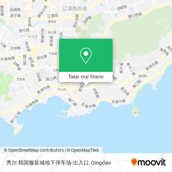 秀尔·韩国服装城地下停车场-出入口 map