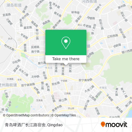 青岛啤酒厂长江路宿舍 map