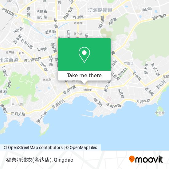 福奈特洗衣(名达店) map