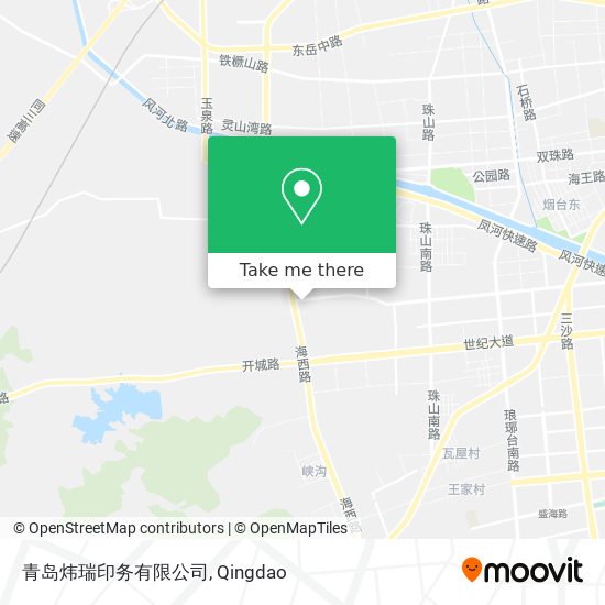 青岛炜瑞印务有限公司 map