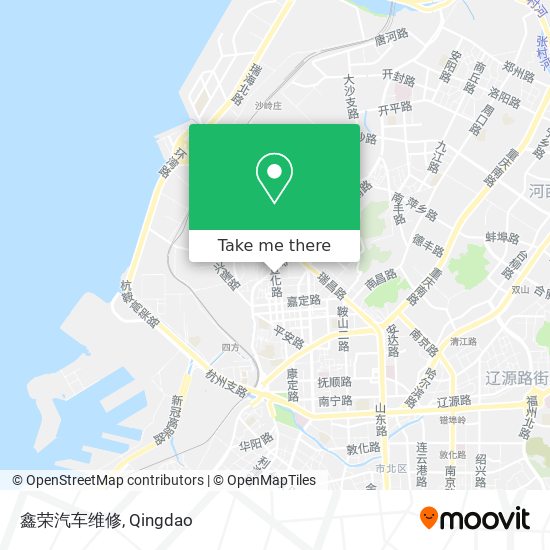 鑫荣汽车维修 map