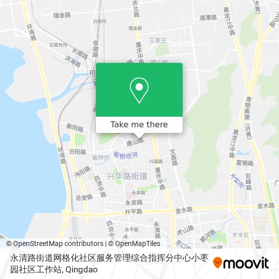 永清路街道网格化社区服务管理综合指挥分中心小枣园社区工作站 map