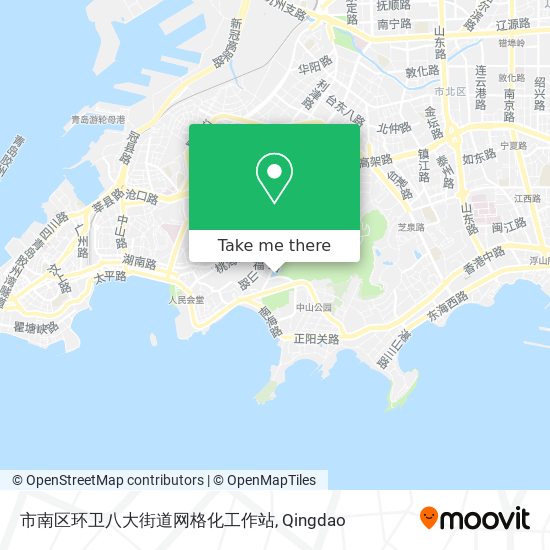 市南区环卫八大街道网格化工作站 map