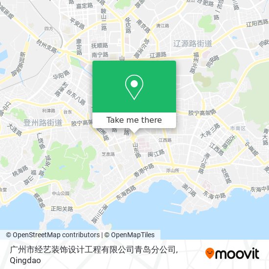 广州市经艺装饰设计工程有限公司青岛分公司 map