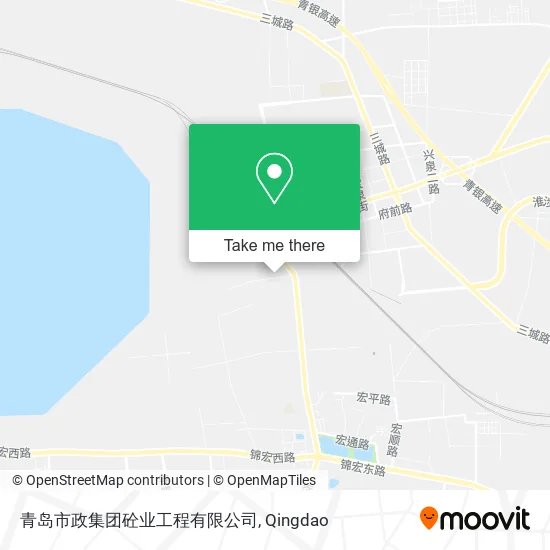 青岛市政集团砼业工程有限公司 map