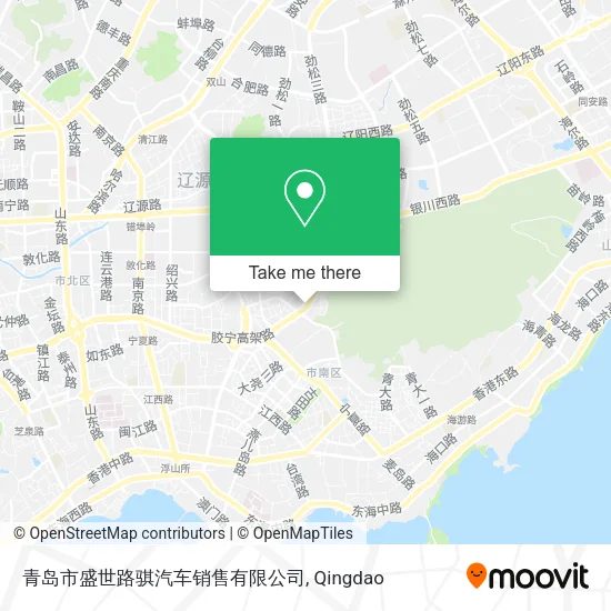 青岛市盛世路骐汽车销售有限公司 map