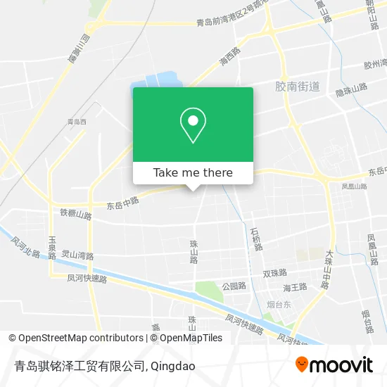 青岛骐铭泽工贸有限公司 map