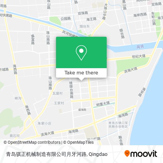 青岛骐正机械制造有限公司月牙河路 map