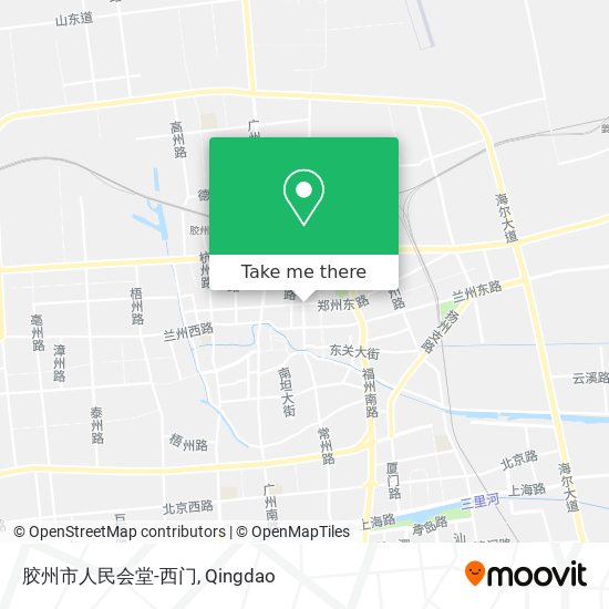 胶州市人民会堂-西门 map