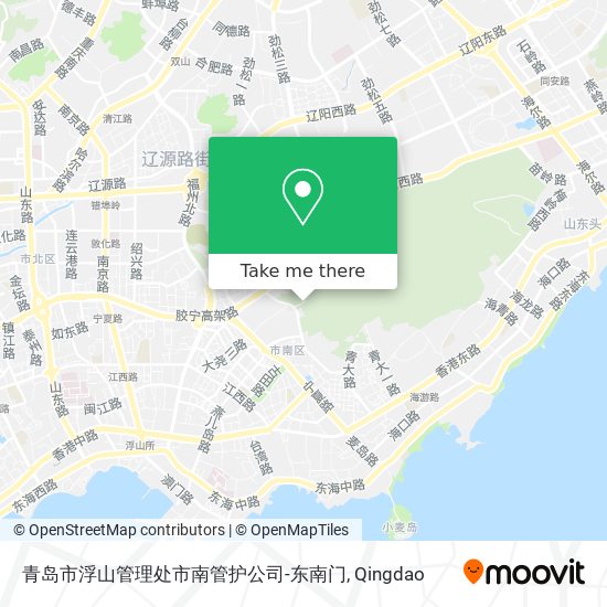 青岛市浮山管理处市南管护公司-东南门 map
