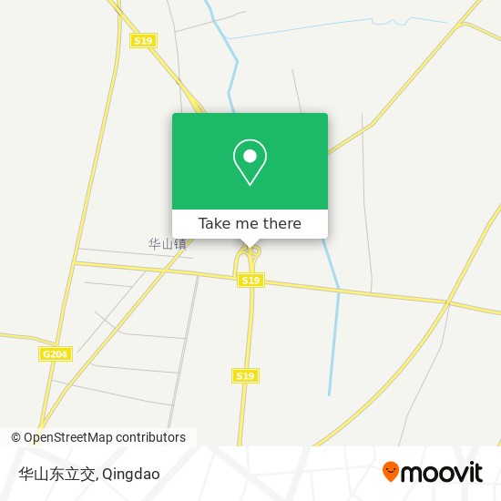 华山东立交 map
