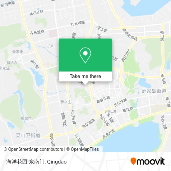 海洋花园-东南门 map