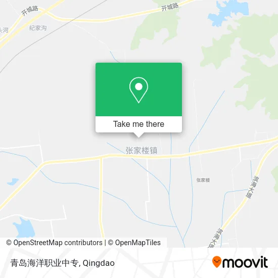 青岛海洋职业中专 map