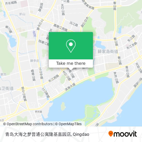 青岛大海之梦普通公寓隆基嘉园店 map