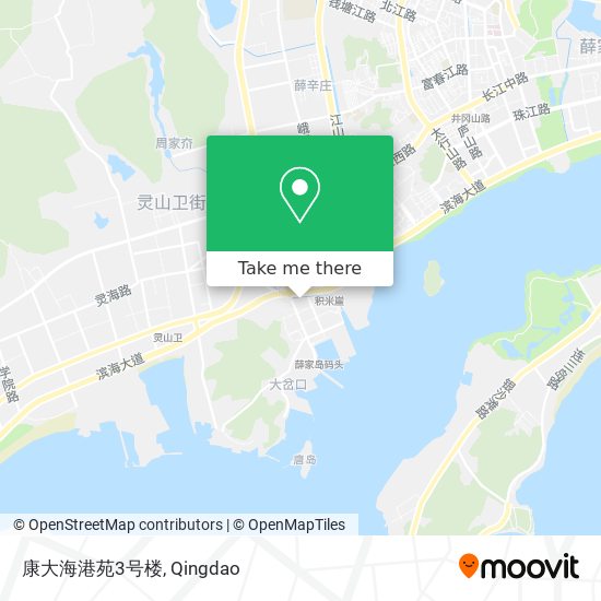 康大海港苑3号楼 map