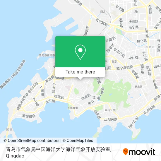 青岛市气象局中国海洋大学海洋气象开放实验室 map