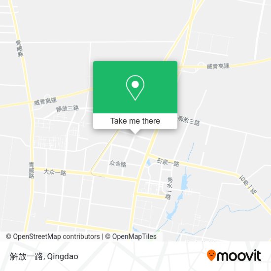 解放一路 map