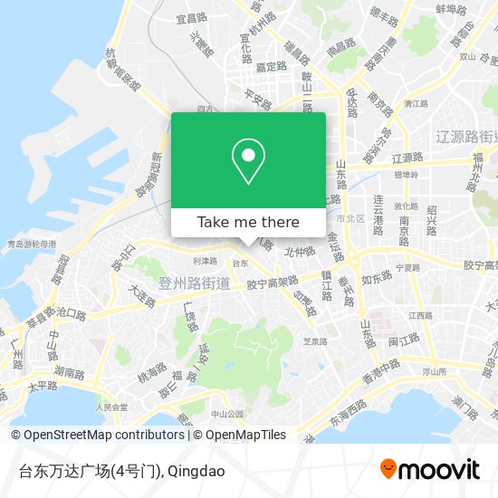 台东万达广场(4号门) map