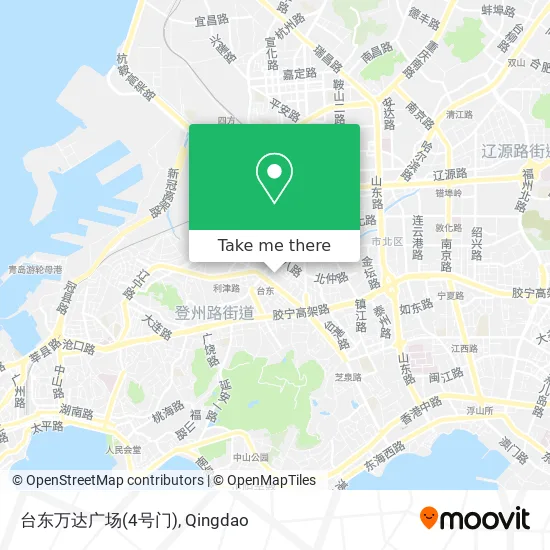 台东万达广场(4号门) map