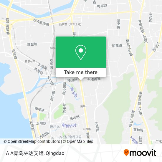 A A青岛林达宾馆 map