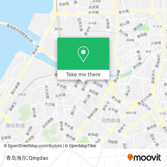 青岛海尔 map