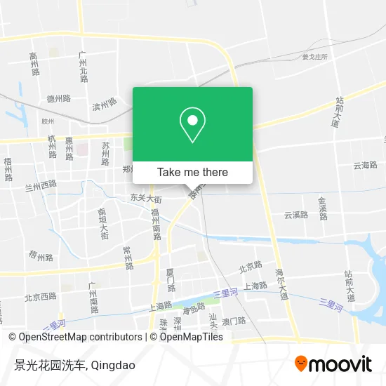 景光花园洗车 map