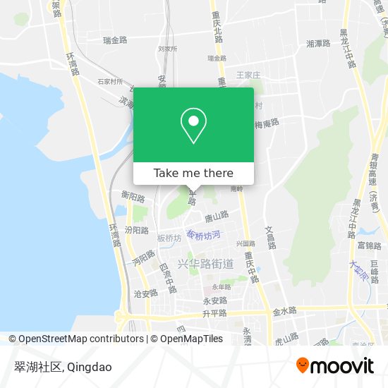 翠湖社区 map