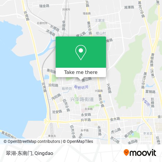 翠湖-东南门 map