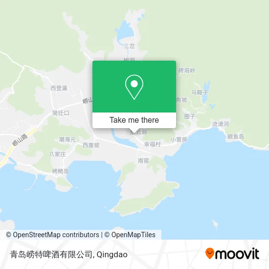 青岛崂特啤酒有限公司 map