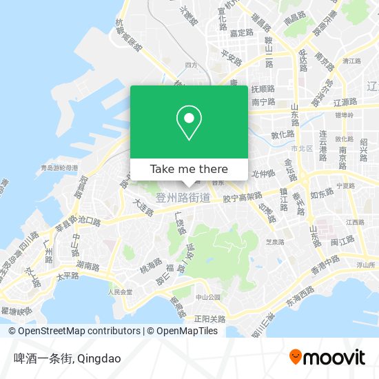啤酒一条街 map