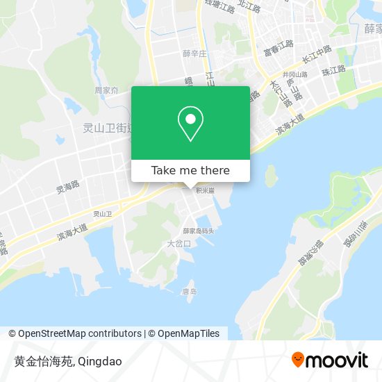 黄金怡海苑 map