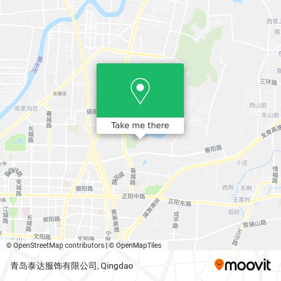 青岛泰达服饰有限公司 map