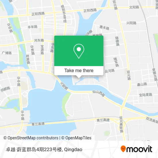 卓越·蔚蓝群岛4期223号楼 map