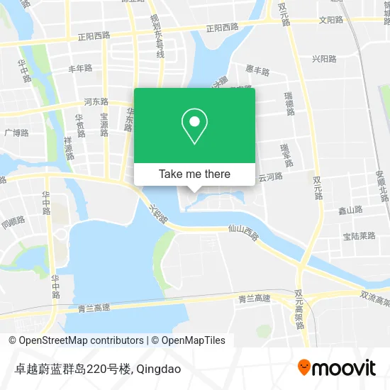 卓越蔚蓝群岛220号楼 map