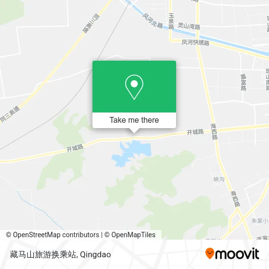 藏马山旅游换乘站 map