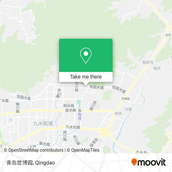 青岛世博园 map