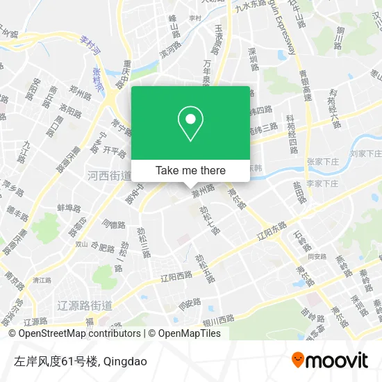 左岸风度61号楼 map