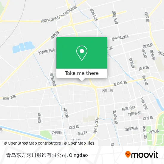 青岛东方秀川服饰有限公司 map
