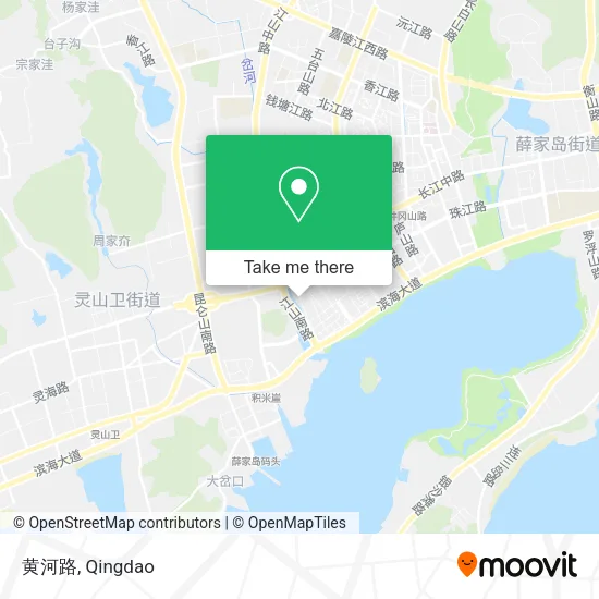 黄河路 map