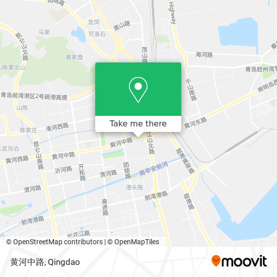 黄河中路 map