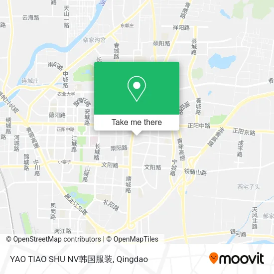 YAO TIAO SHU NV韩国服装 map