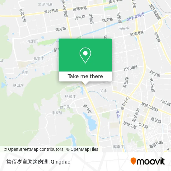 益佰岁自助烤肉涮 map