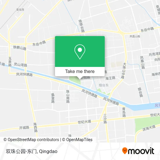双珠公园-东门 map
