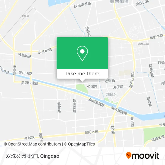 双珠公园-北门 map
